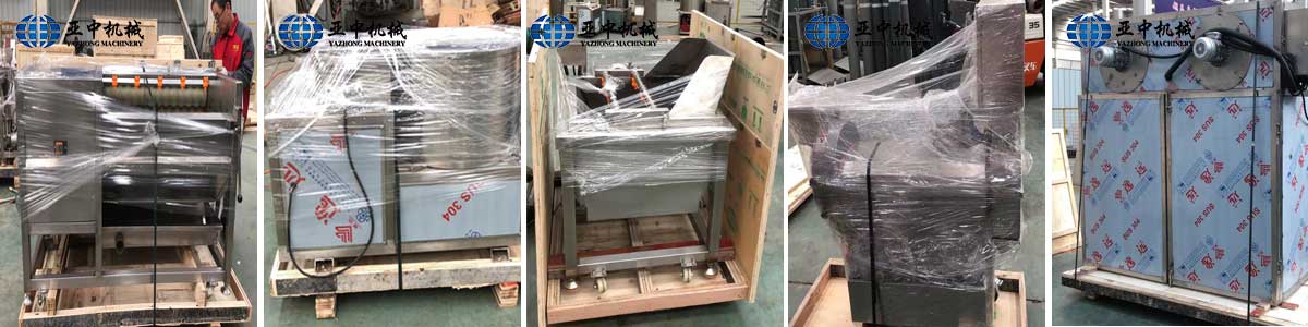 semi-automatic potato chips production line 