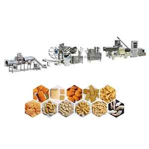 Fried Puffed Snack Food Processing Line