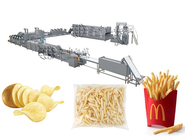 Full Automatic French Potato Chip Production Line