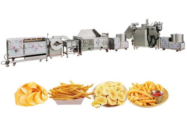 Semi-Automatic French Fries Potato Chips Production Line