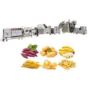 Semi-Automatic French Fries Potato Chips Production Line