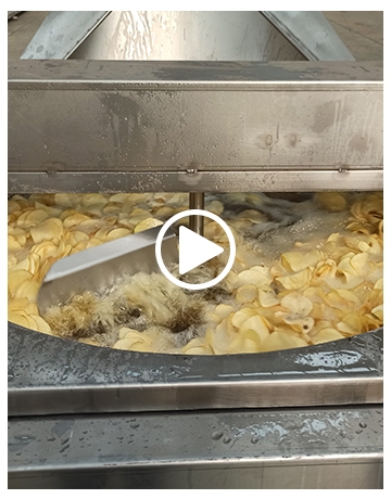 Potato Chips Frying machine 